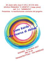 RELAZIONE FINALE ATTIVITA’ LIONS KAIROS - ALLA RIC
