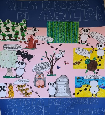 Alcuni cartelloni realizzati dagli alunni dell'Ist