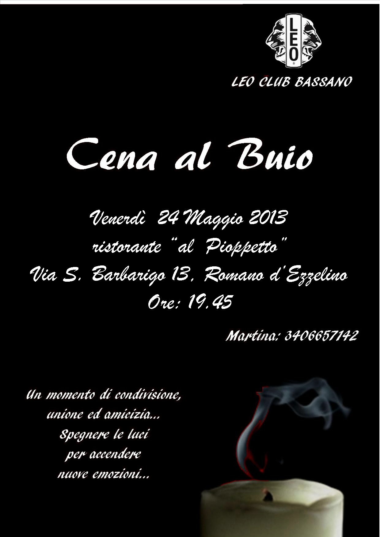 LEO: Cena al buio